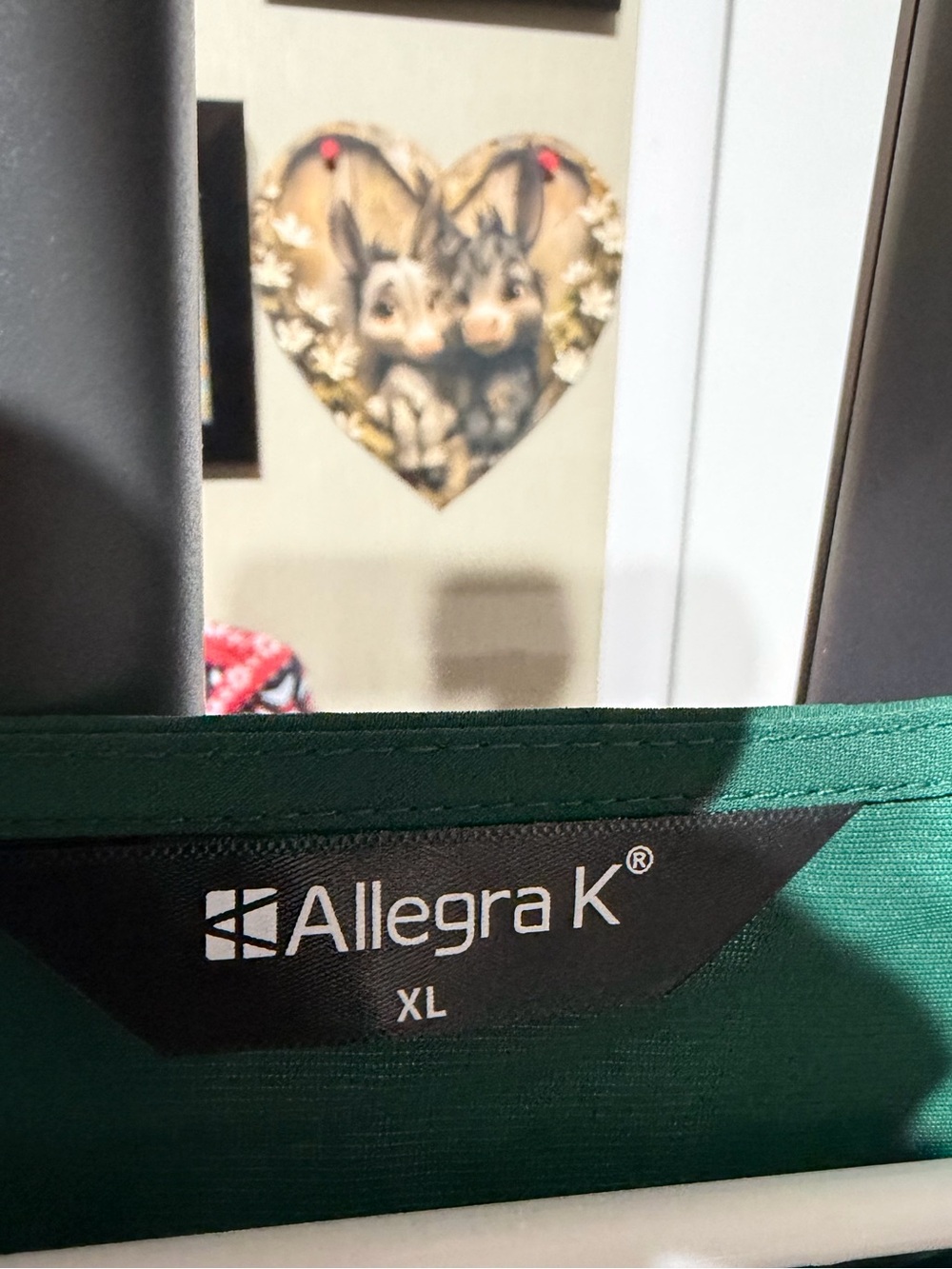 Allegra K Women’s Pleated Round-Neck Blouse - Green NIP/NWOT - Picture 4 of 4